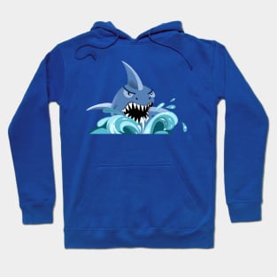 Angry Shark Hoodie